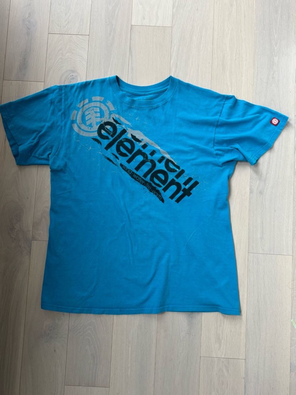 element blue graphic tee